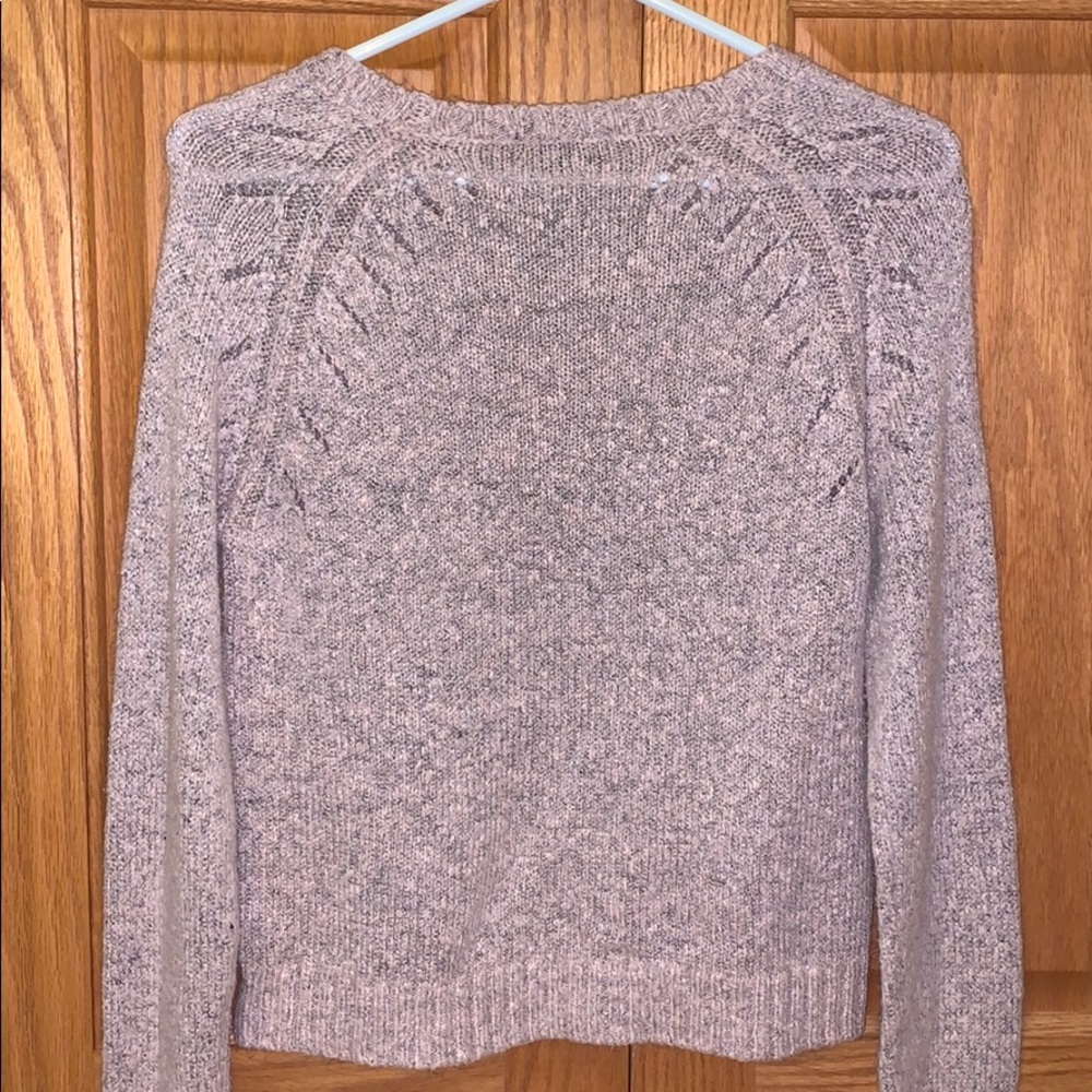 Light pink cropped sweater